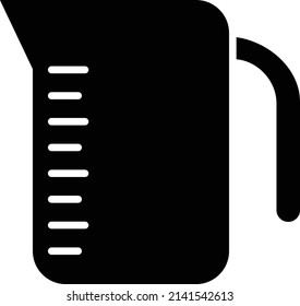 Vector Design Measuring Jug Icon Style