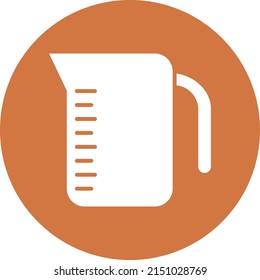 Vector Design Measuring Jug Icon Style