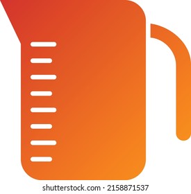 Vector Design Measuring Jug Icon Style