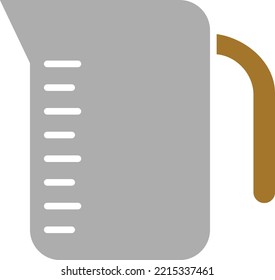 Vector Design Measuring Jug Icon Style