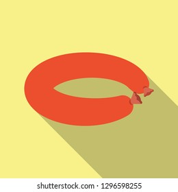 Vector design of meat and ham sign. Collection of meat and cooking stock vector illustration.
