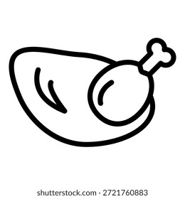 Design de vetor Refeições sem carne estilo ícone