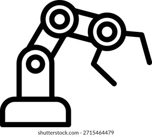 Vector Design Mechanical Arm Icon Style