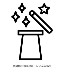 Vector Design Media Magicians Icon Style