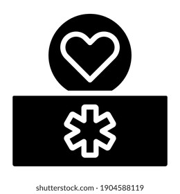 Diseño vectorial del icono de etiqueta médica