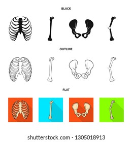Vector design of medicine and clinic icon. Set of medicine and medical vector icon for stock.