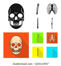 Vector design of medicine and clinic icon. Set of medicine and medical stock vector illustration.