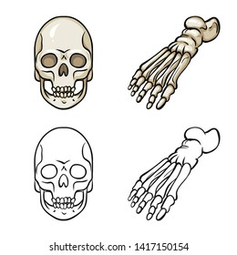 Vector design of medicine and clinic sign. Collection of medicine and medical vector icon for stock.