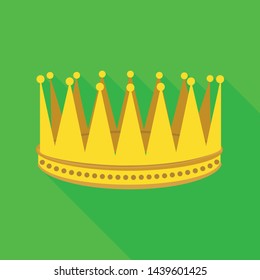 Vector design of medieval and nobility logo. Set of medieval and monarchy stock vector illustration.