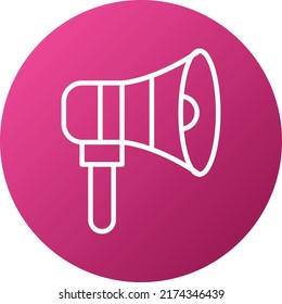 Estilo de icono Megáfono de diseño de vectores