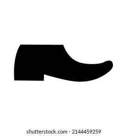 vector design, men's shoe shape illustration