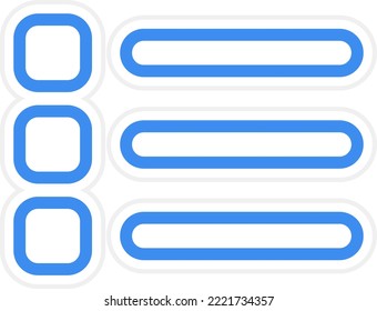 Vector Design Menu Icon Style
