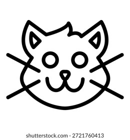 Design de vetor estilo ícone Meow Majesty