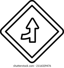 Diseño de vectores que combina el estilo de icono de carretera