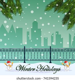 Vector design of Merry Christmas festival celebration background