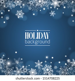 Vector design of Merry Christmas and Happy new year greeting