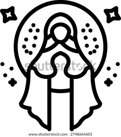 Vector Design Merry Mirth Icon Style
