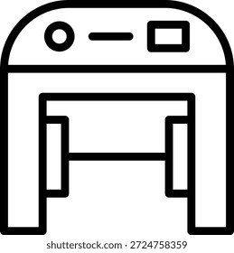 Diseño de Vector Detector de metales Icon Style