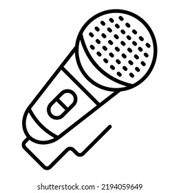 Vektordesign-Mikrofon-Symbol-Stil