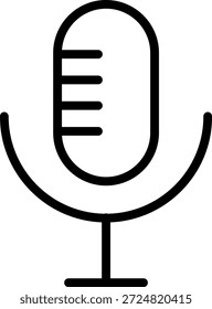 Diseño de Vector Micrófono Icon Style