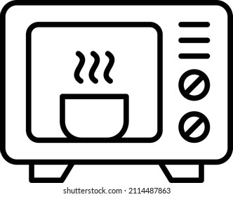 Vector Design Microwave Icon Style