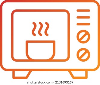 Vector Design Microwave Icon Style