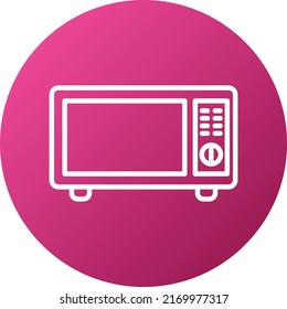 Vector Design Microwave Icon Style