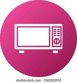 Vector Design Microwave Icon Style