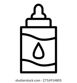 Diseño de Vector Botella de leche Icon Style