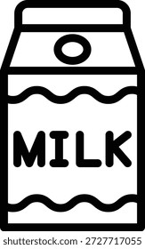 Vector Design Milk Carton Icon Style
