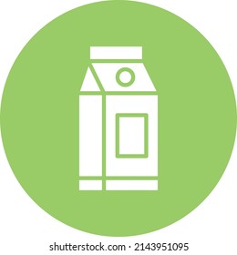 Diseño de vectores Estilo de icono de la leche