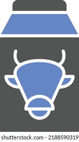 Diseño de vectores Estilo de icono de la leche