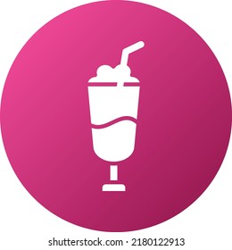 Vector Design Milkshake Icon Style