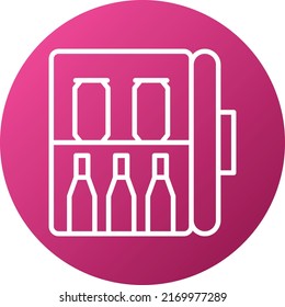Vector Design Minibar Icon Style