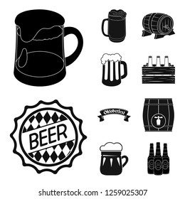 Vector design of minimal and pint icon. Collection of minimal and craft stock vector illustration.