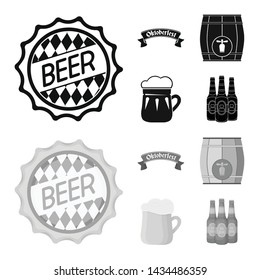 Vector design of minimal and pint icon. Collection of minimal and craft vector icon for stock.