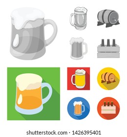 Vector design of minimal and pint logo. Collection of minimal and craft stock vector illustration.