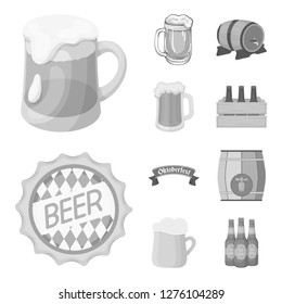 Vector design of minimal and pint sign. Set of minimal and craft stock vector illustration.