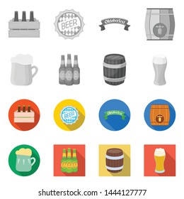 Vector design of minimal and pint sign. Collection of minimal and craft stock vector illustration.