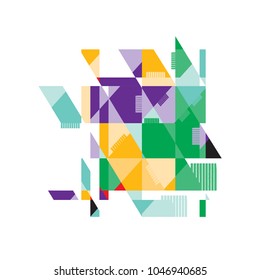 vector design minimalis colorful background

