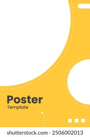 vector design of a minimalist poster template