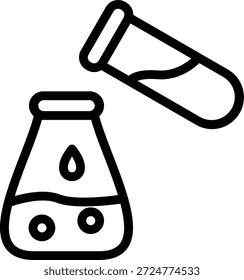 Vector Design Mixing Chemical Icon Style