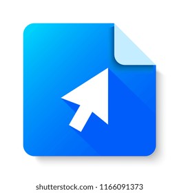 vector design of mobile app paper icon