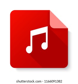 vector design of mobile app paper icon