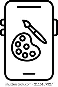 Vector Design Mobile Art Icon Style