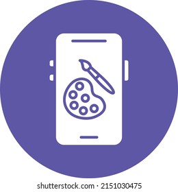 Vector Design Mobile Art Icon Style