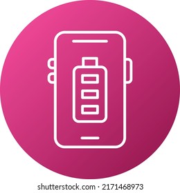 Vector Design Mobile Battery Icon Style