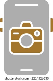 Vector Design Mobile Camera Icon Style