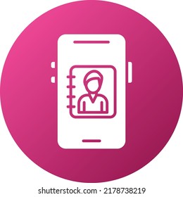 Vektor Design Mobile Kontakte Symbol