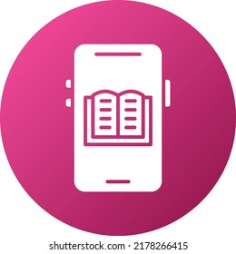 Vector Design Mobile E-Book-Symbol